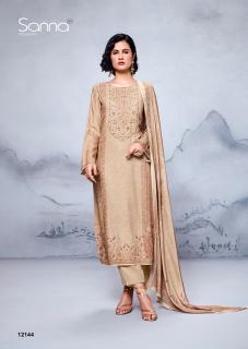 Sanna fashion cazira cotton dress material wholesalers in kanpur